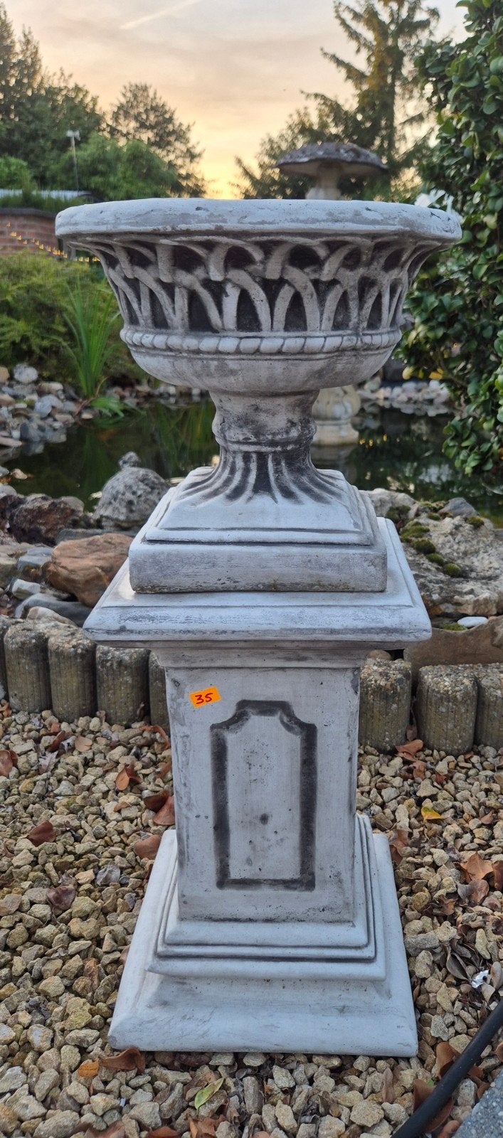 bloempot met zuil, Enlèvement, Neuf, Béton, Autres types