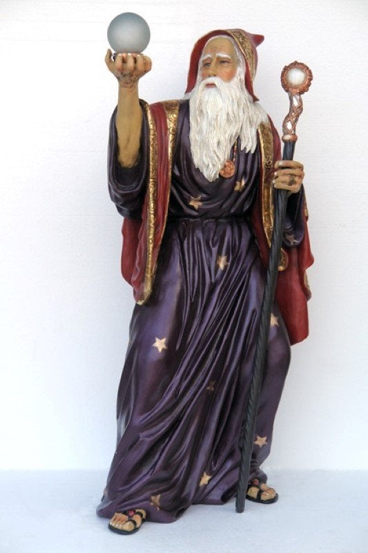 Merlin beeld - Merlijn - 190 cm hoog, Verzamelen, Ophalen, Nieuw