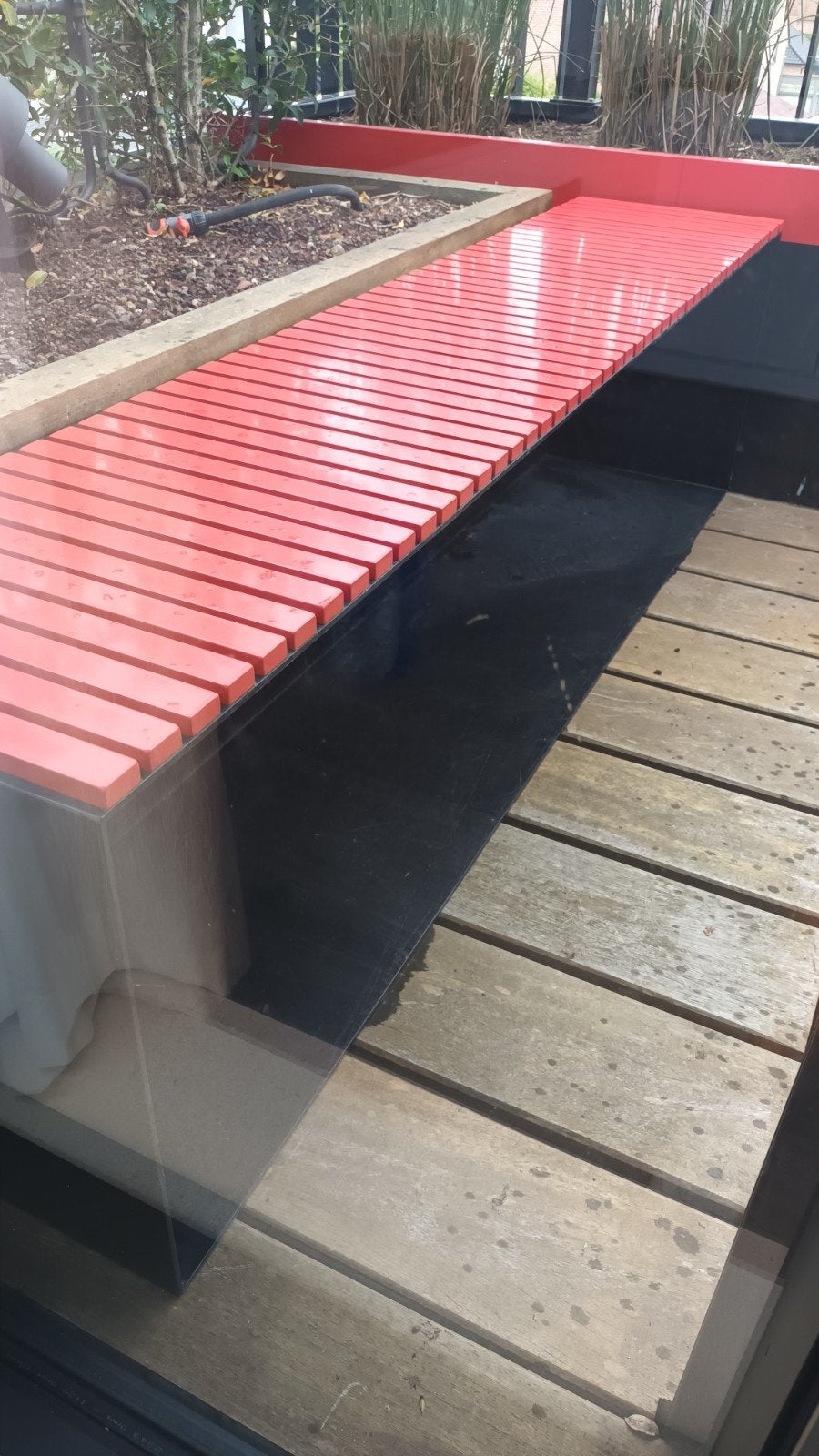 Design tuinbank, Tuin en Terras, Ophalen, Gebruikt, Aluminium