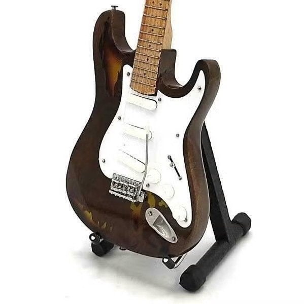 Miniatuur replica Fender Stratocaster gitaar Rory Gallagher, Ophalen of Verzenden, Nieuw