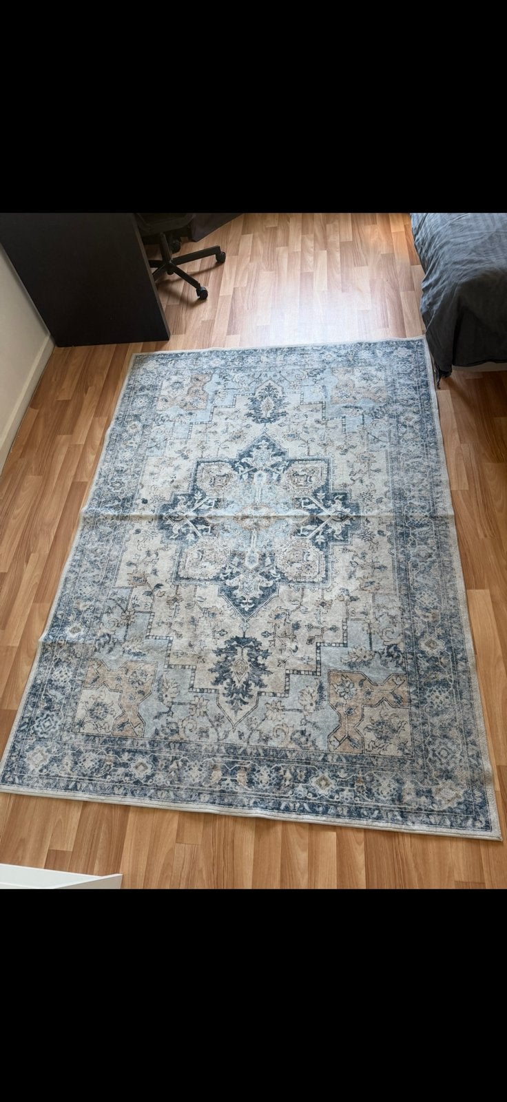 Tapijt, blauw, Ophalen, Zo goed als nieuw, Blauw