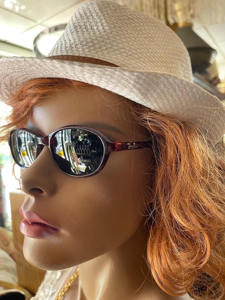 Vintage B&L Ray-ban Sidestreet W2838 dames zonnebril SS08, Rouge, Enlèvement ou Envoi, Comme neuf, Ray-Ban