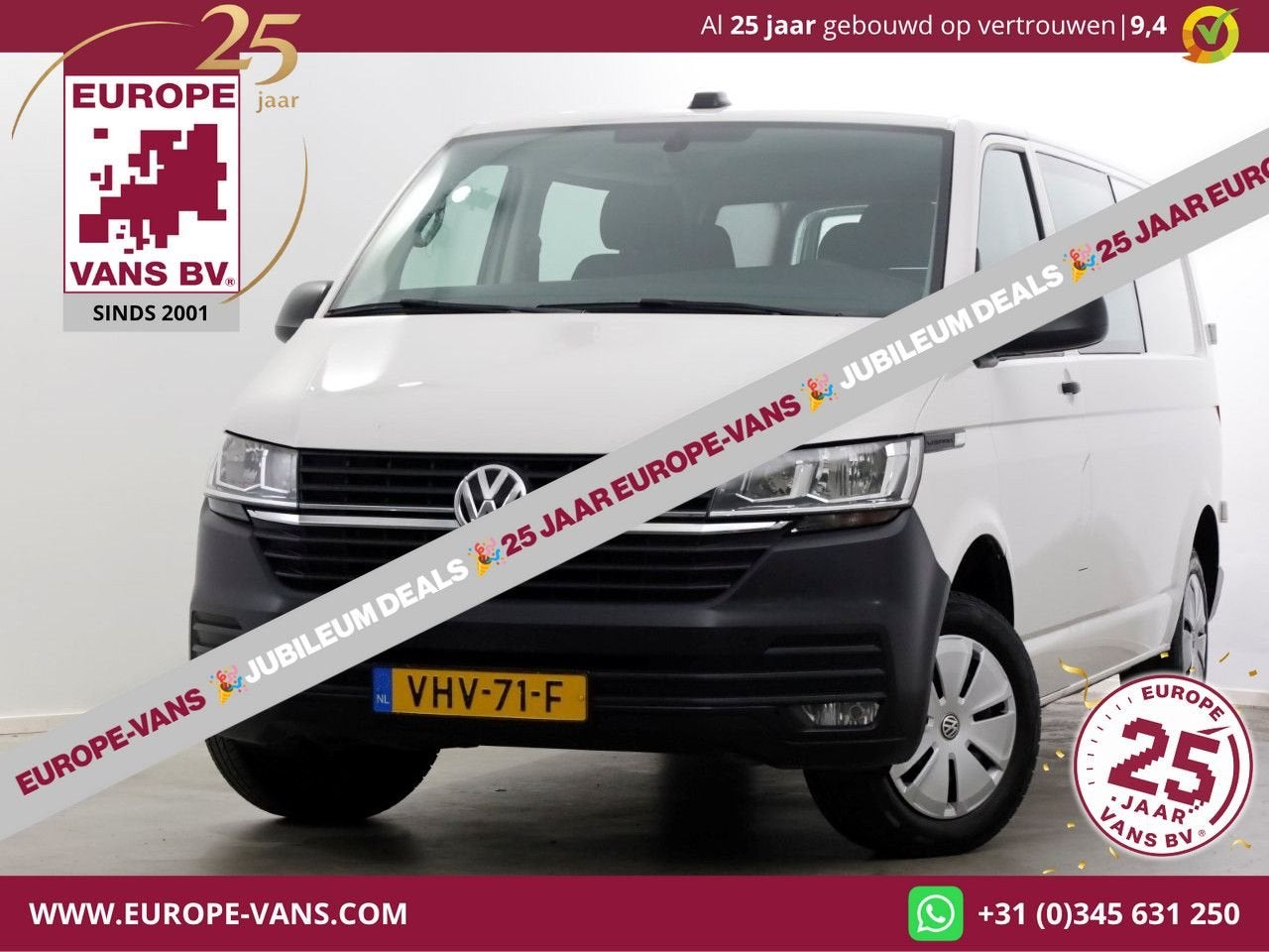 Volkswagen Transporter T6.1 2.0 TDI 150pk DSG- Automaat Lang, Auto's, Bestelwagens en Lichte vracht, Automaat, Bedrijf, Diesel