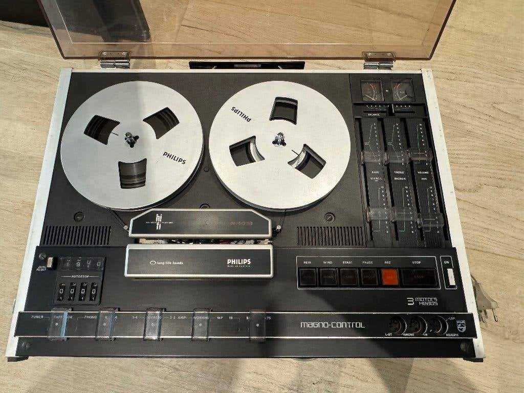 Philips Bandrecorder N4419/00, Enlèvement, Magnétophone, Avec protection anti-poussière