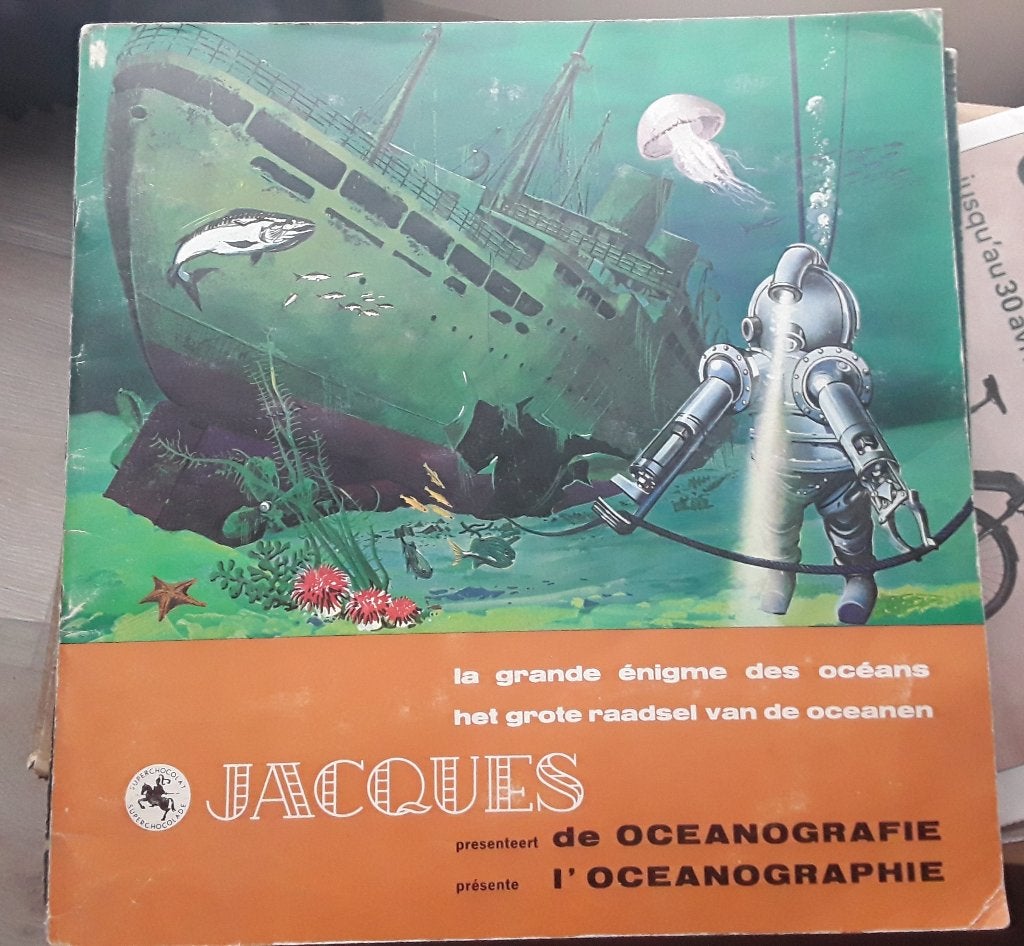 Album chocolat Jacques OCEANOGRAPHIE, Boeken, Prentenboeken en Plaatjesalbums, Ophalen of Verzenden
