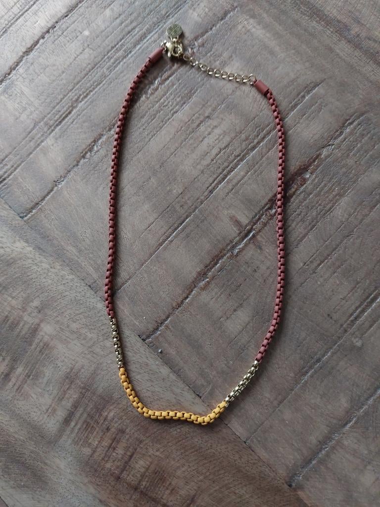 Ketting Anartxy (stainless steel), Ophalen of Verzenden, Zo goed als nieuw