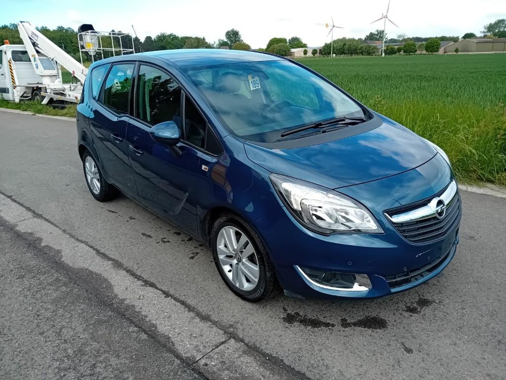 Opel Meriva 1.4 benzine - 1 jr garantie, Auto's, Voorwielaandrijving, 140 g/km, 4 cilinders, Blauw