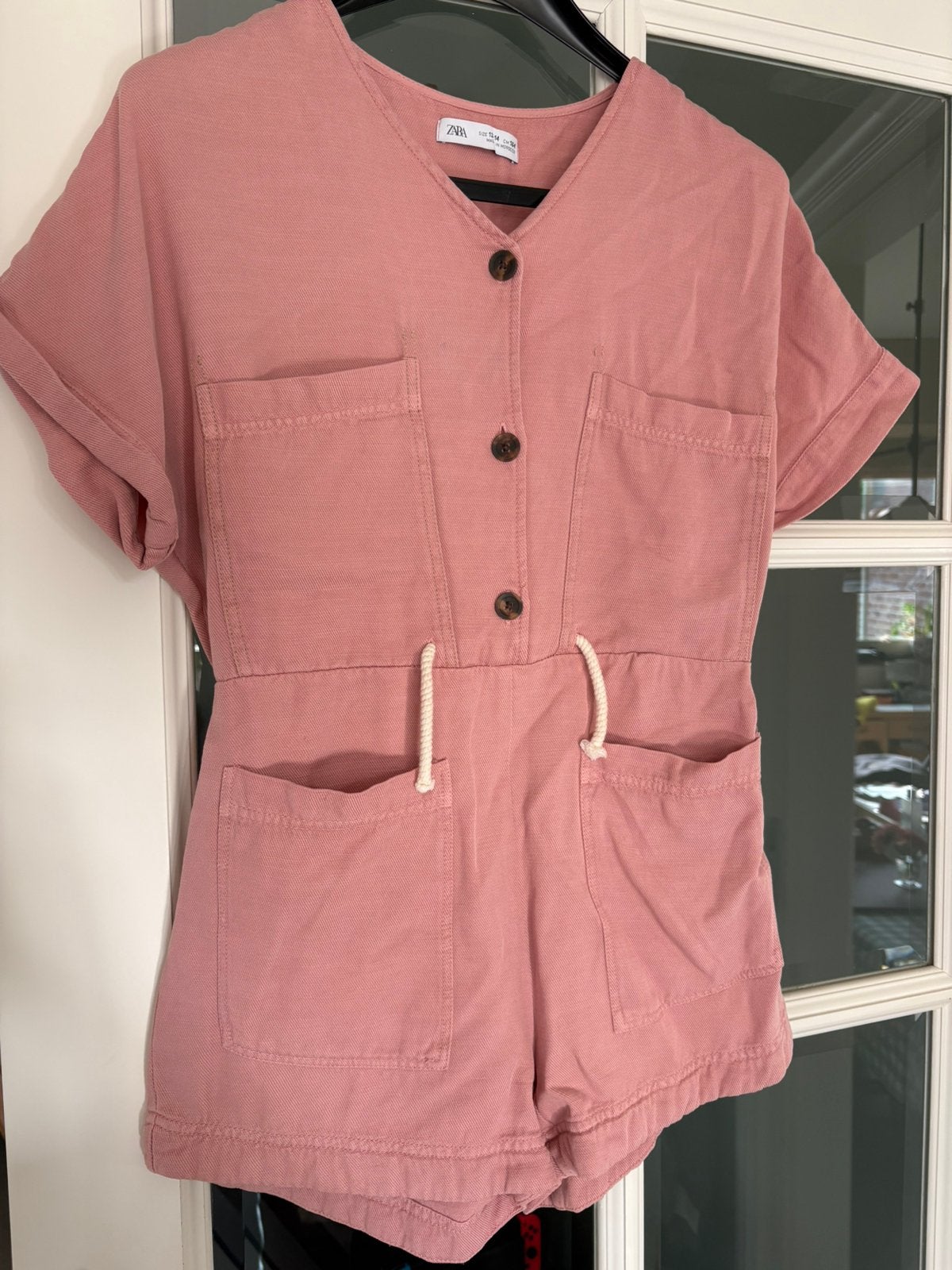 Jumpsuite - meisje - maat 164 - oudroze, Kleding | Dames, Ophalen of Verzenden, Zo goed als nieuw, Maat 36 (S), Roze