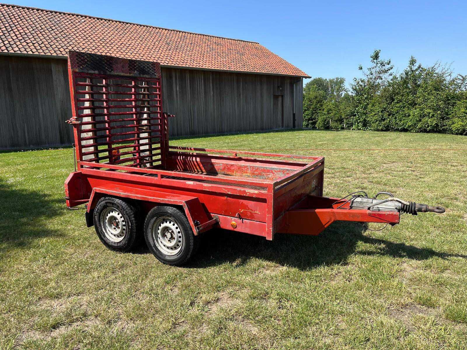 DEDE V21530N Aanhangwagen met papieren, Gebruikt