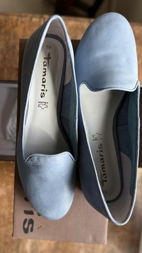Mocassins, Tamaris, Comme neuf, Enlèvement, Bleu