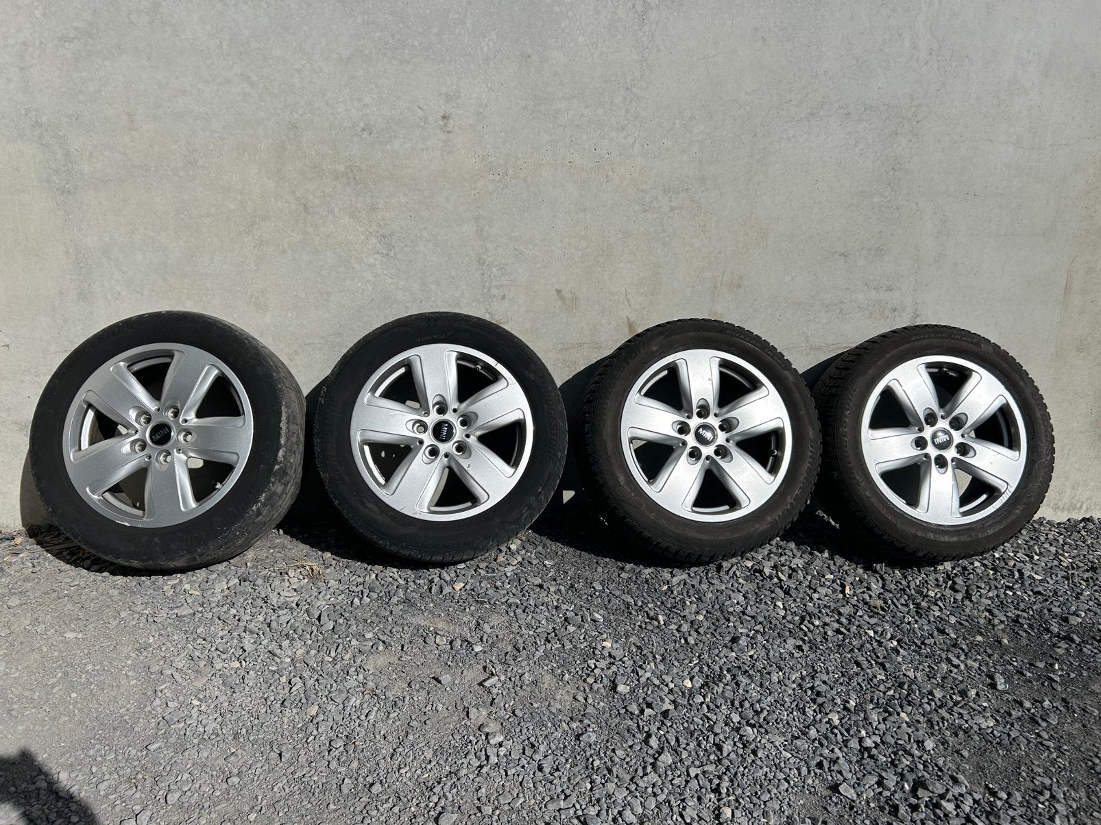 Kit de jantes Alu Mini Clubman 16", Autos : Pièces & Accessoires, Pneus et Jantes, Pneus hiver, 16 pouces, Véhicule de tourisme