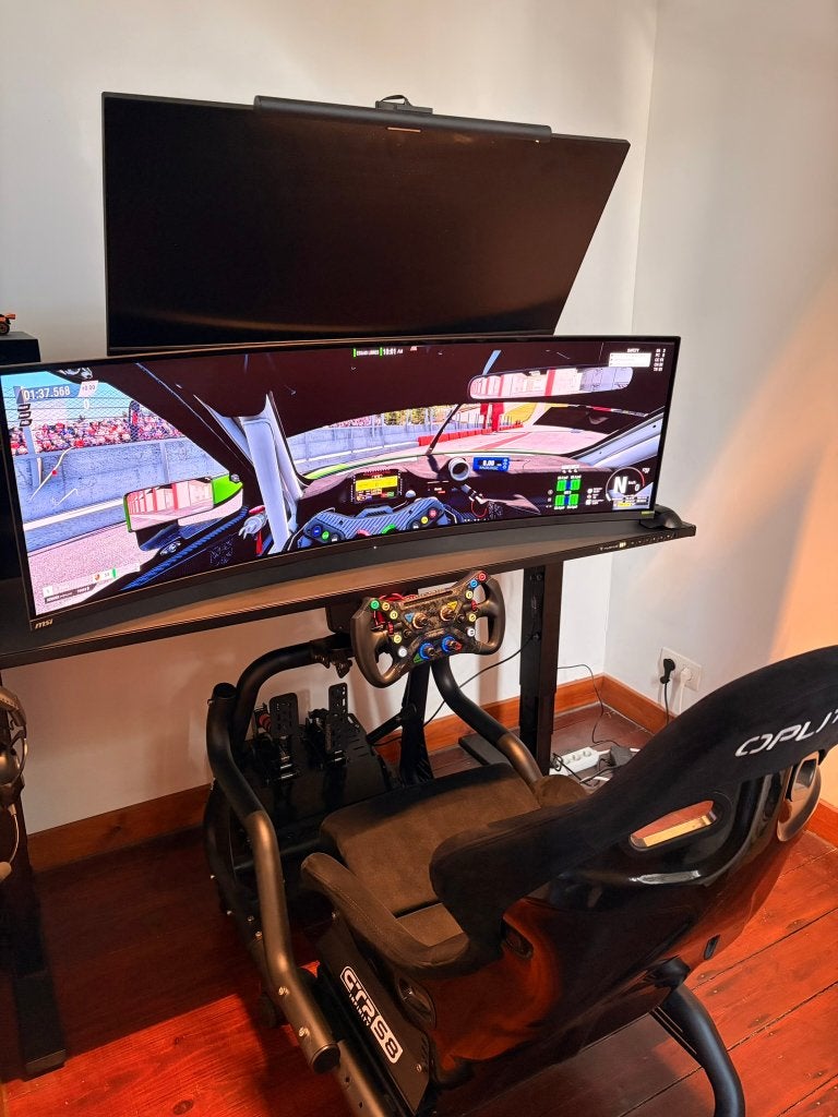Simgic 12nm racesimulator/Oplite GTR S8 Cockpit, Games en Spelcomputers, Virtual Reality, Ophalen, Zo goed als nieuw, Controller