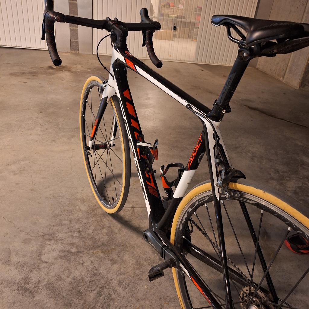 Scott Addict racefiets, Fietsen en Brommers, Gebruikt, Carbon, Overige maten, Meer dan 20 versnellingen