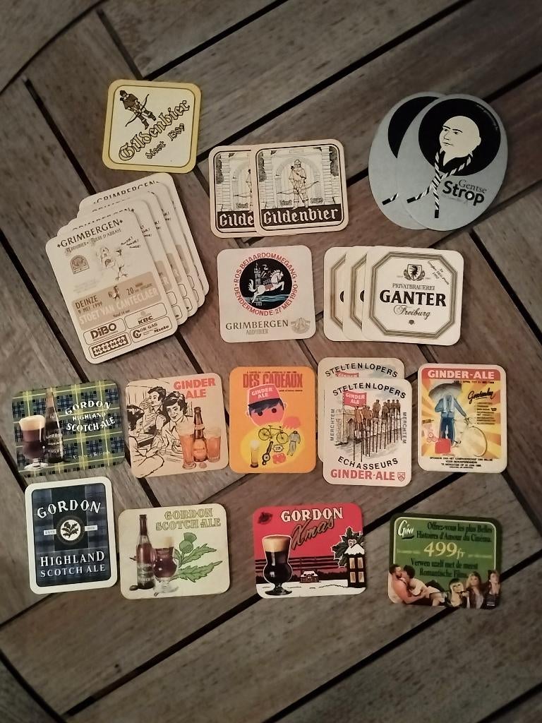 OUDE BIERKAARTEN / BIERVILTJES LOT G, Verzamelen, Ophalen of Verzenden