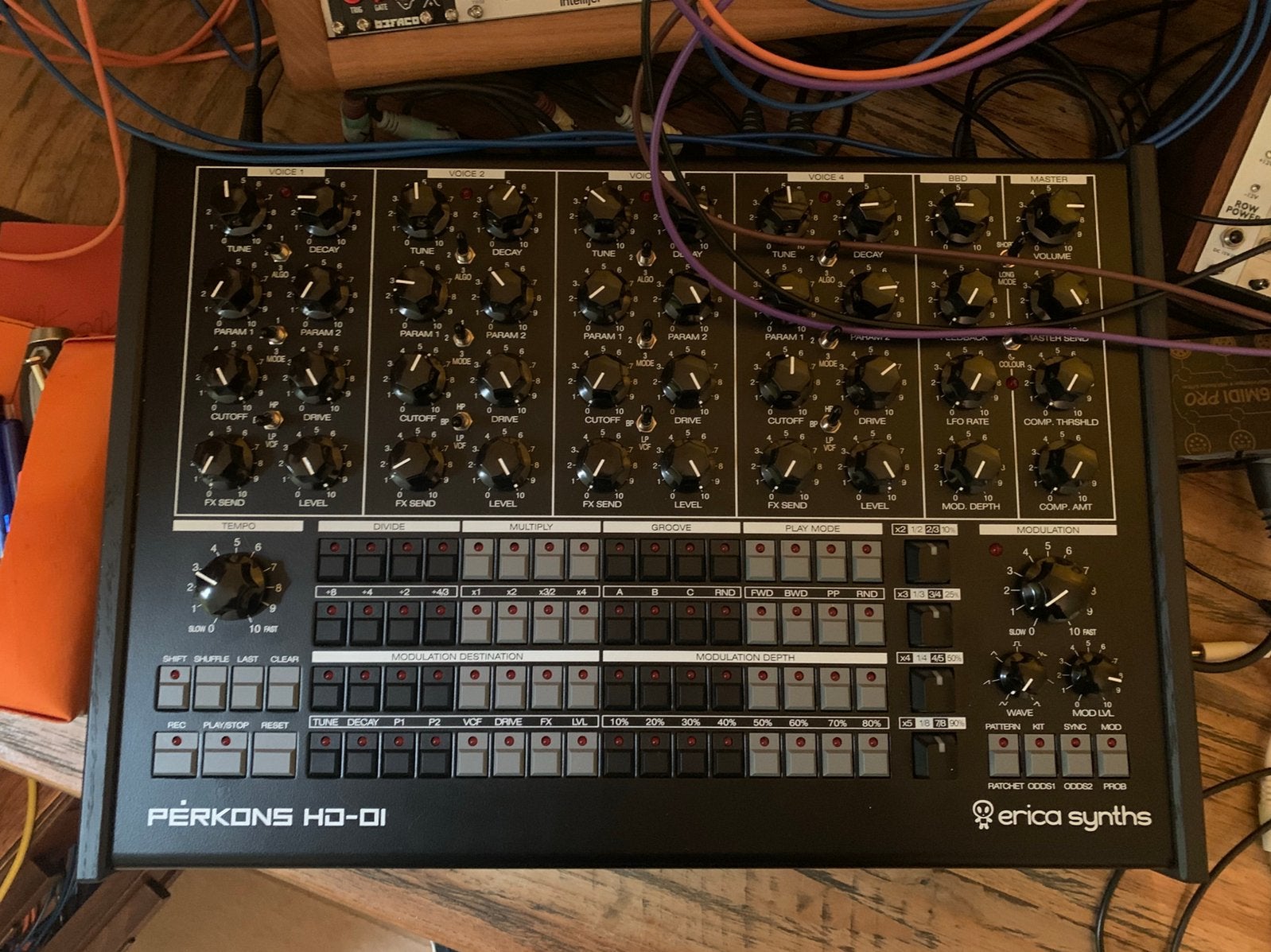 Erica Synths Perkons, Enlèvement
