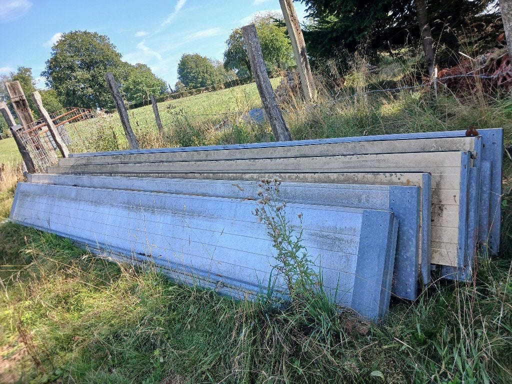 9 éléments de porte de garage sectionnelle, Enlèvement, Utilisé, Aluminium, Moins de 75 cm