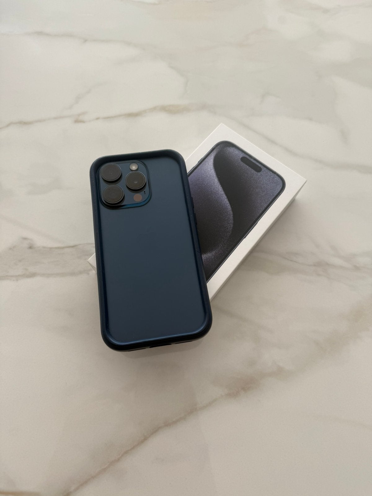 Apple iphone 15 pro 256gb, Telecommunicatie, Blauw, Zo goed als nieuw, IPhone 15 Pro, Ophalen