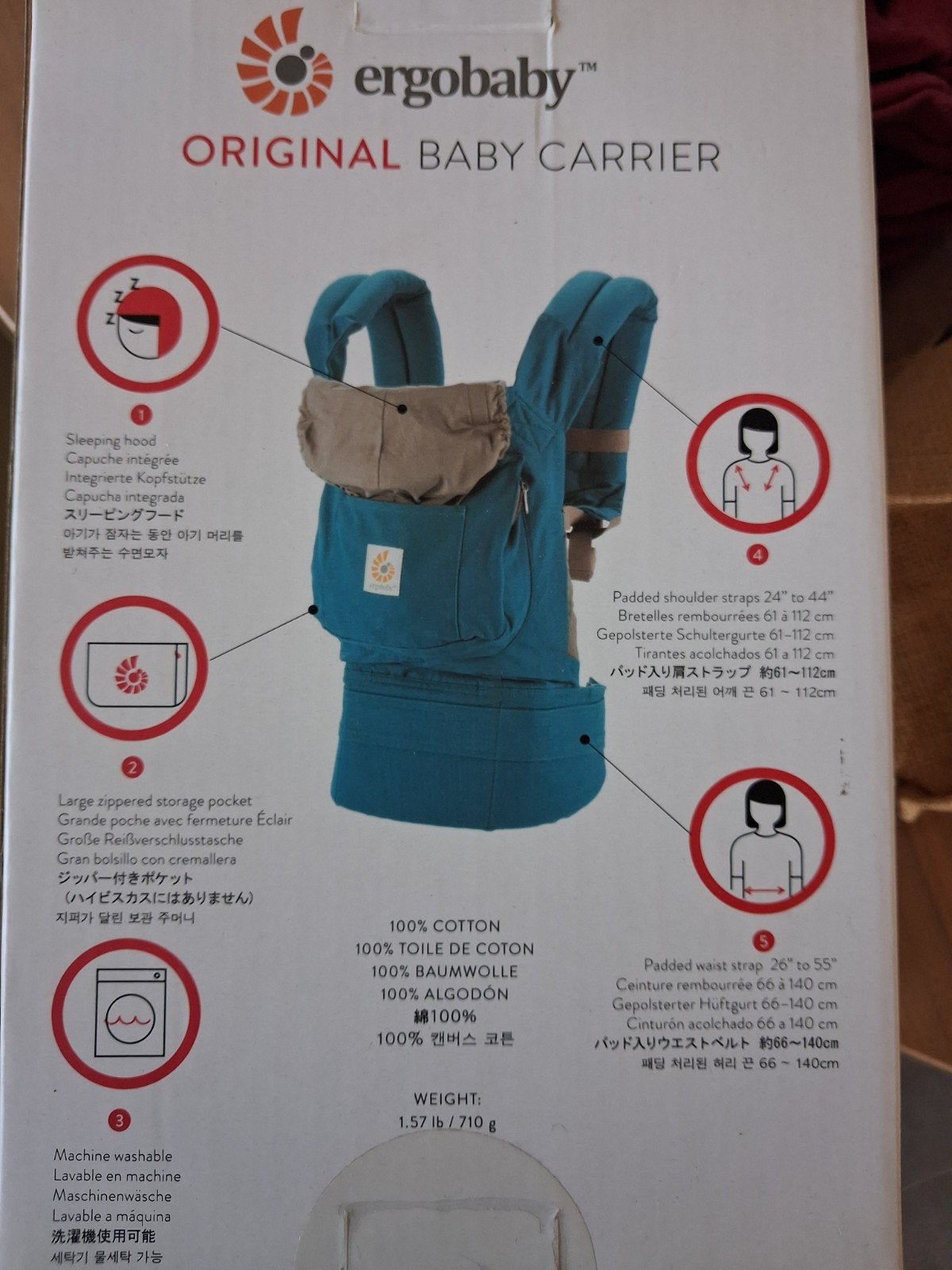 Ergobaby draagdoek, Kinderen en Baby's, Babydragers en Draagdoeken, Ophalen, Draagdoek