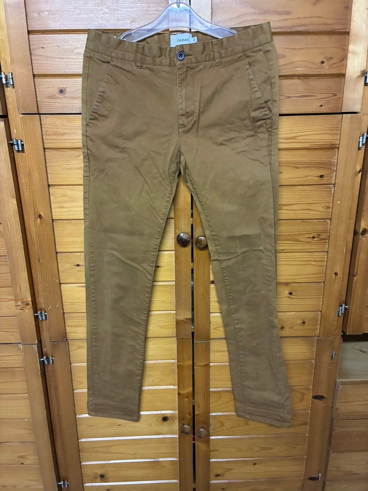 Herenbroek Farah maat 30/32, Ophalen of Verzenden, Gedragen, Maat 46 (S) of kleiner, Bruin