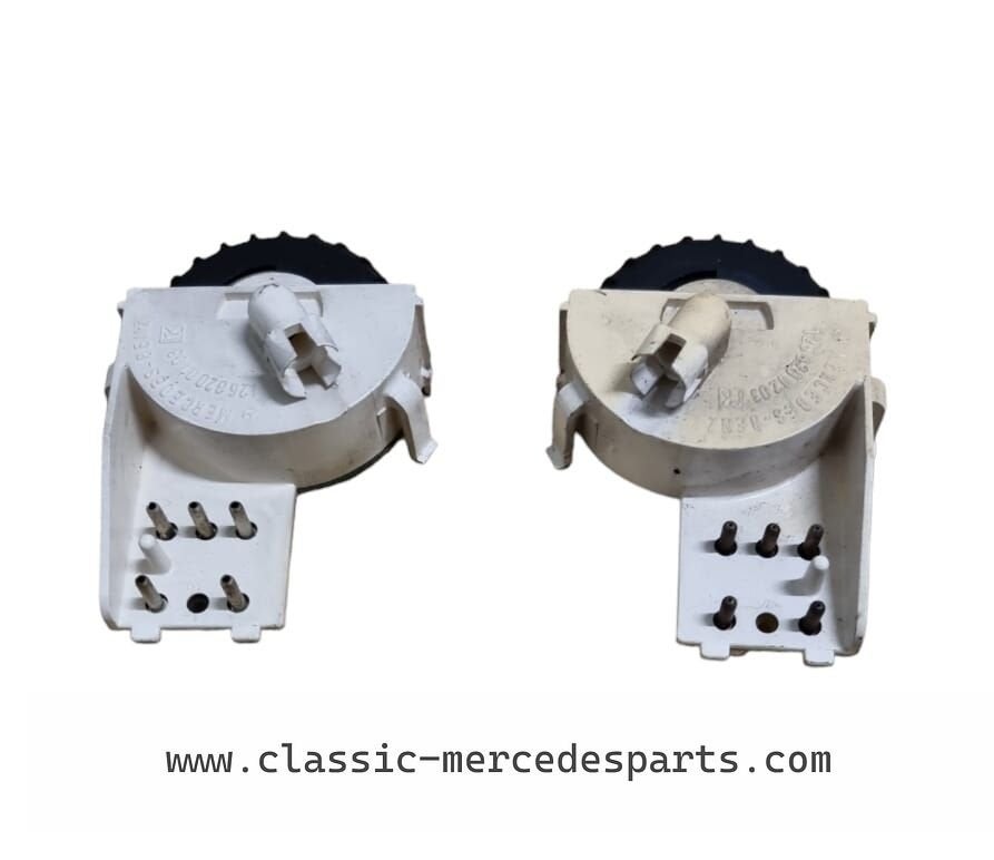 2x Temperatuur bedieningsrol Mercedes w126, -, Utilisé, -, -