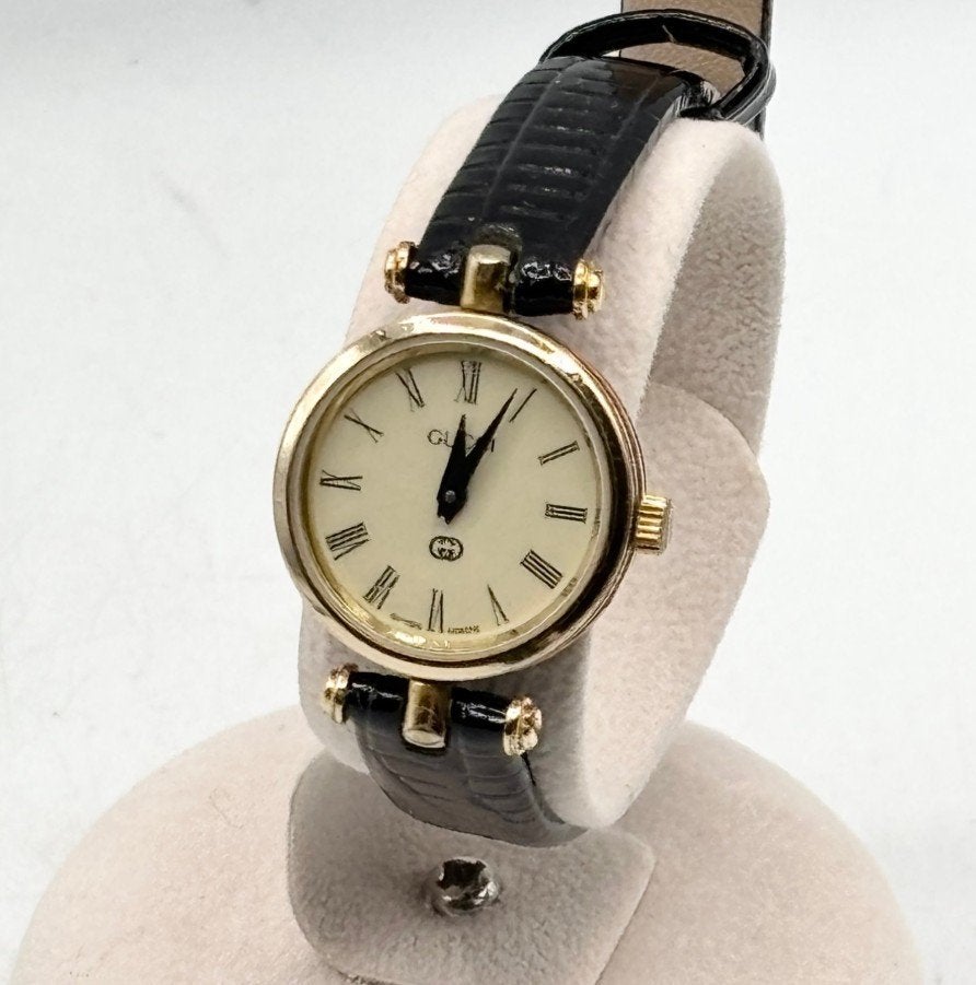 dameshorloge - Gucci Sherry-line - vintage, Handtassen en Accessoires, Horloges | Dames, Overige merken, Overige materialen, Polshorloge