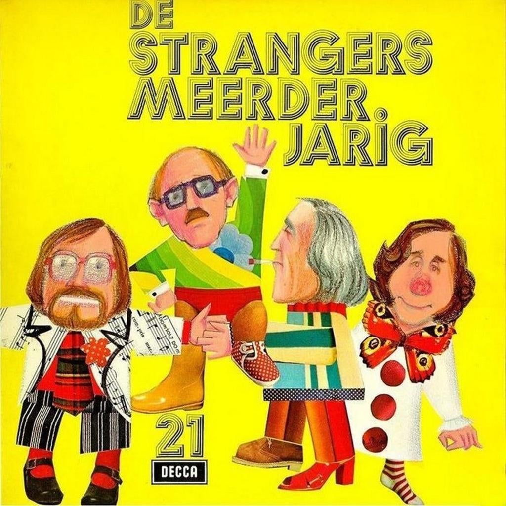 LP/ DE STRANGERS* MEERDERJARIG, Cd's en Dvd's, Vinyl | Nederlandstalig, Gatefold hoes, Ophalen of Verzenden, Gebruikt, 12 inch