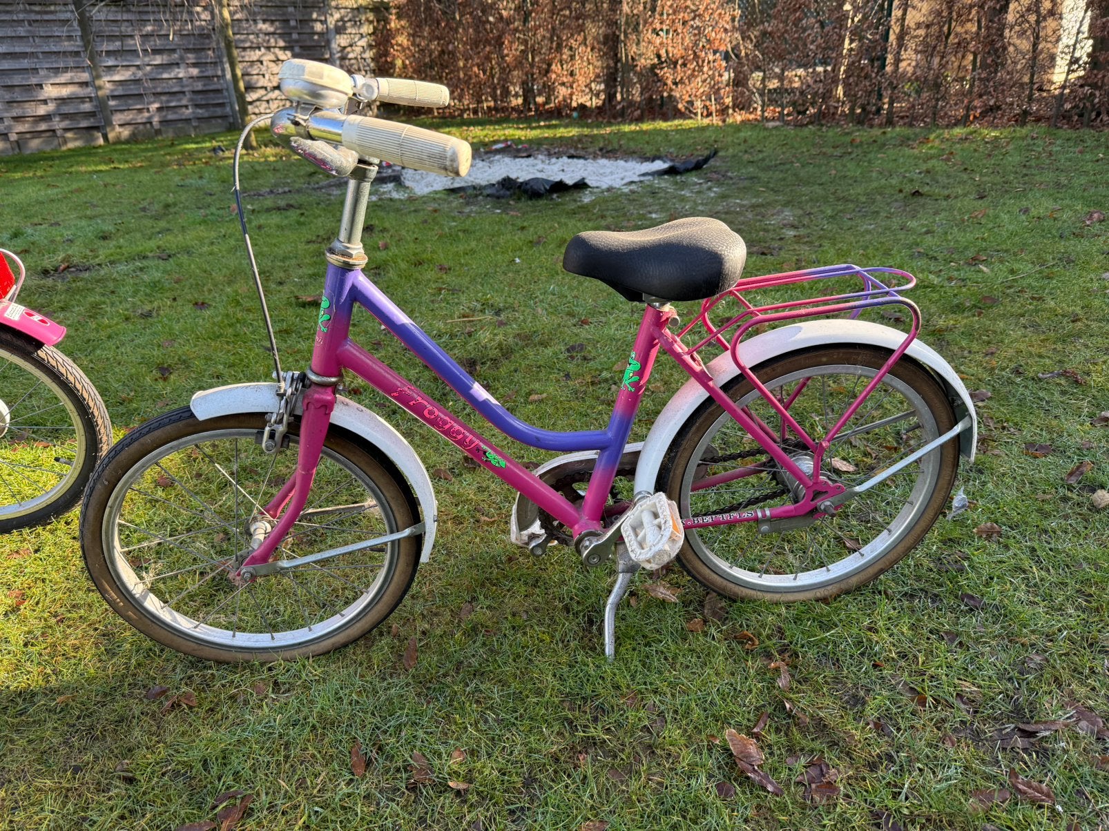 Kinderfietsje, Ophalen, Gebruikt