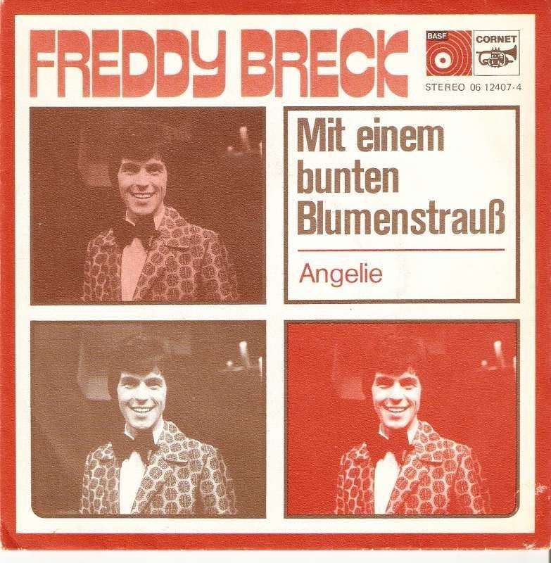 single Freddy Breck - Mit einem bunten Blumenstrauß, Cd's en Dvd's, Vinyl Singles, 7 inch, Ophalen of Verzenden, Zo goed als nieuw