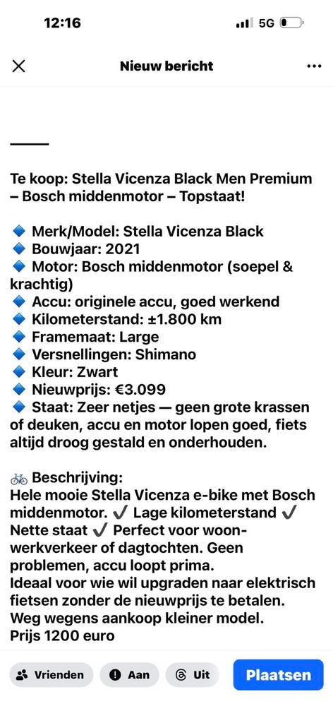 Electrische fiets, Fietsen en Brommers, Ophalen, Zo goed als nieuw, Overige merken