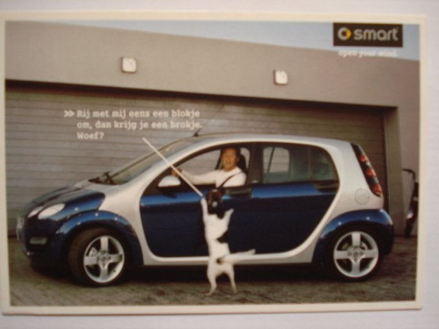 carte boomerang smart forfour bleu foncé, Envoi, Neuf, Voitures