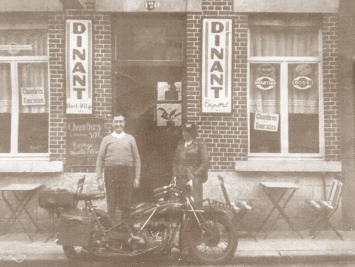Reproduction  photo ancienne 1948/1953  moto Gillet Herstal, Enlèvement ou Envoi, Neuf