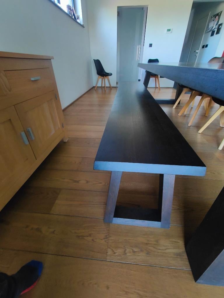 Odesi Slide bank  massief eiken design Remy Meijers, Ophalen, Gebruikt