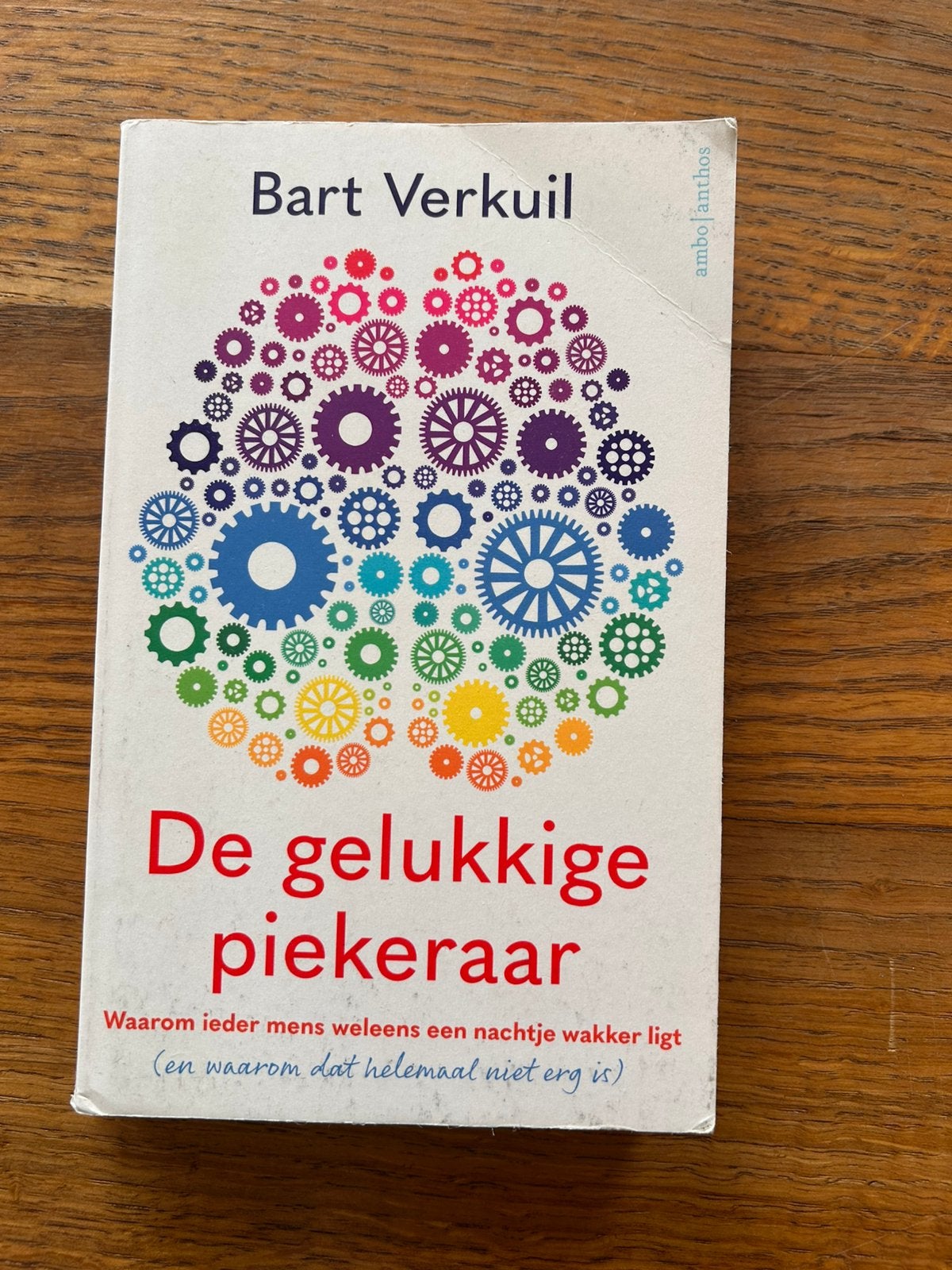 Boek - De gelukkige piekeraar, Livres, Psychologie, Enlèvement, Utilisé, Psychologie cognitive
