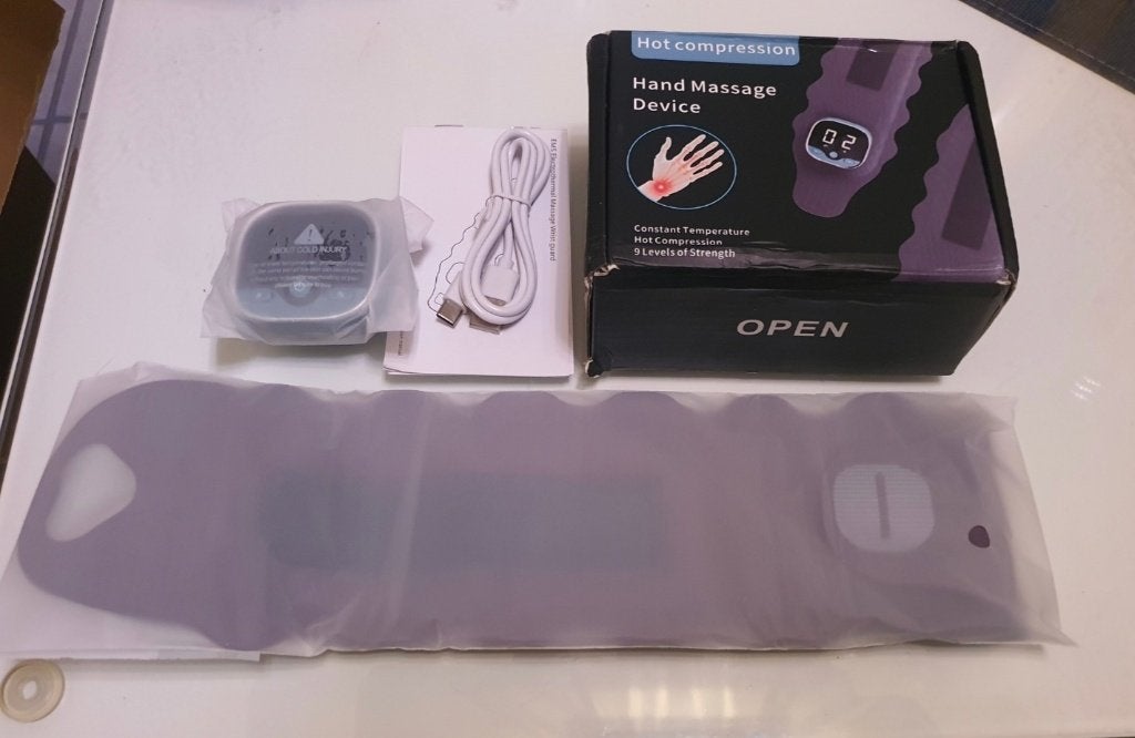 Hand Massage Apparaat met Warmte (Hot Compression), Enlèvement ou Envoi, Neuf, Appareil