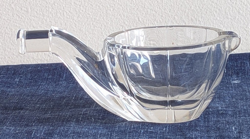 Asbak met pijpenhouder - Cristal Val Saint Lambert, Ophalen of Verzenden