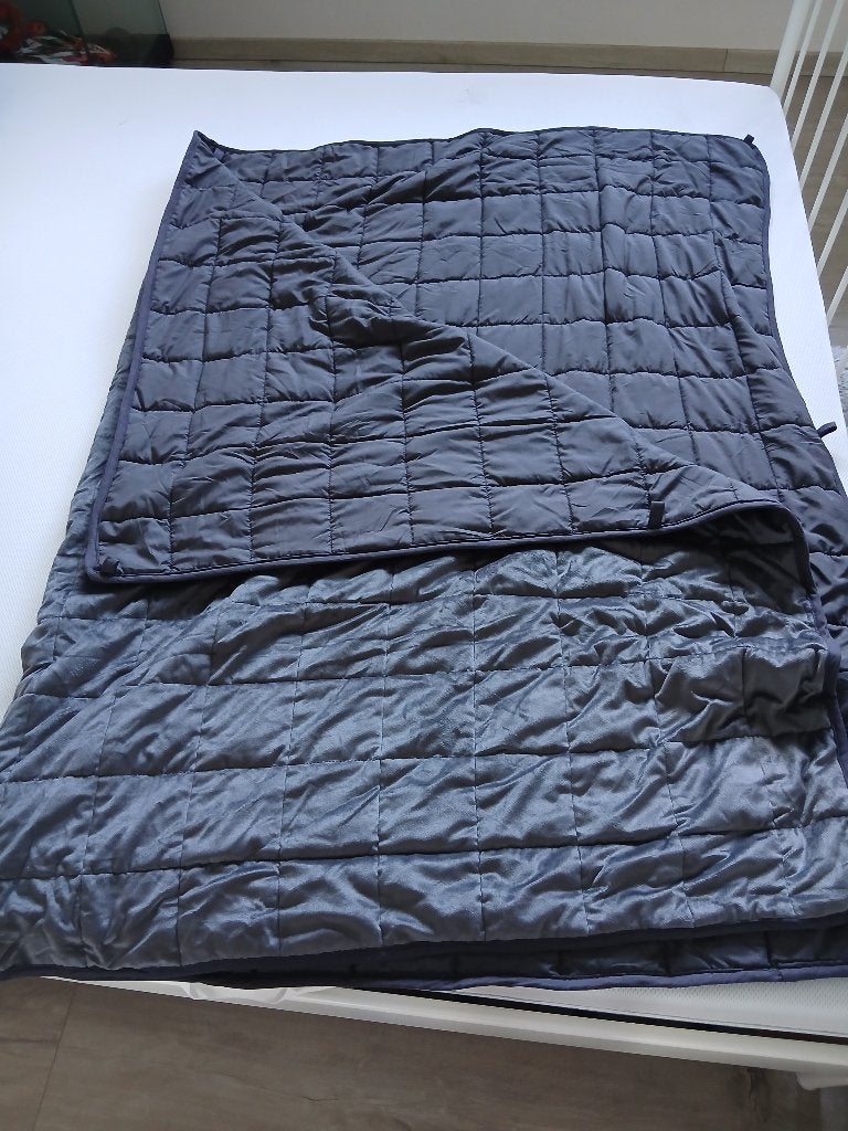 Verzwaringsdeken 7kg, Ophalen, Bruin, Twijfelaar, Deken of Dekbed