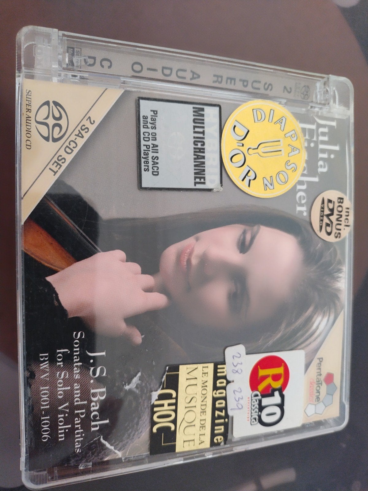 Sacd (2 disques) Julia Fischer, Enlèvement, Bach