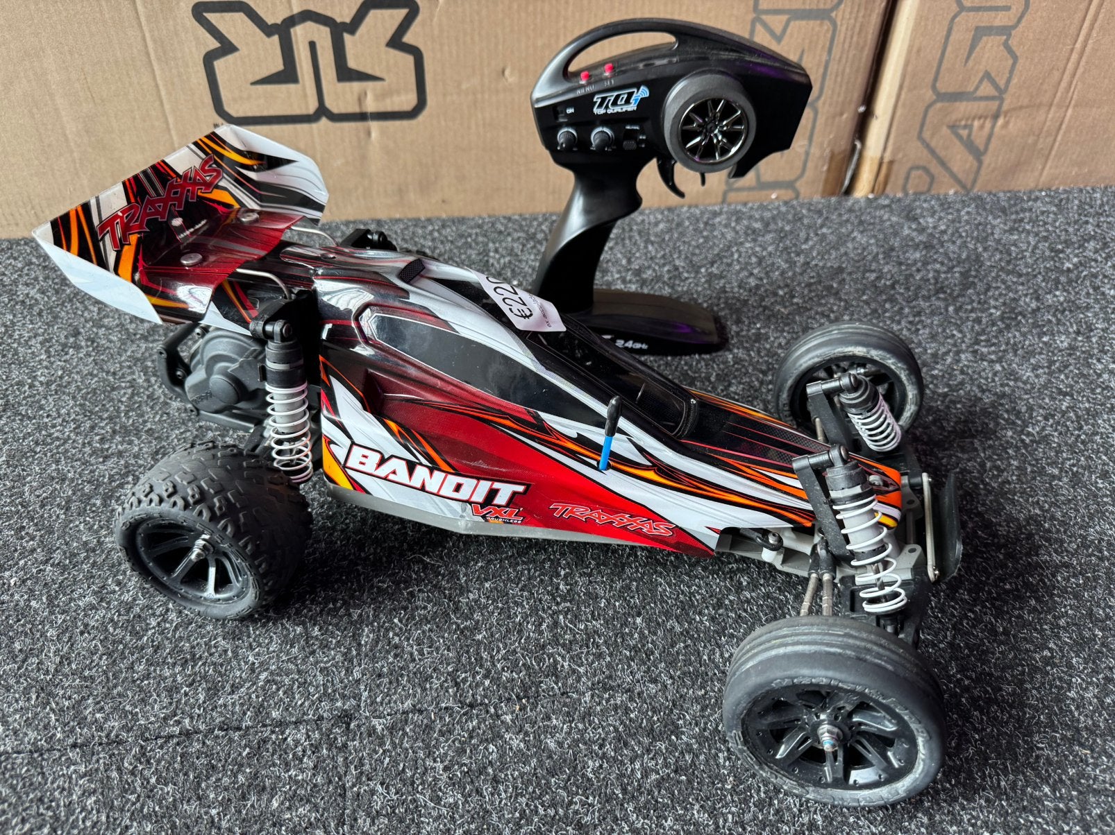 Traxxas Bandit Vxl 2wd buggy 1/10, Ophalen of Verzenden, Zo goed als nieuw