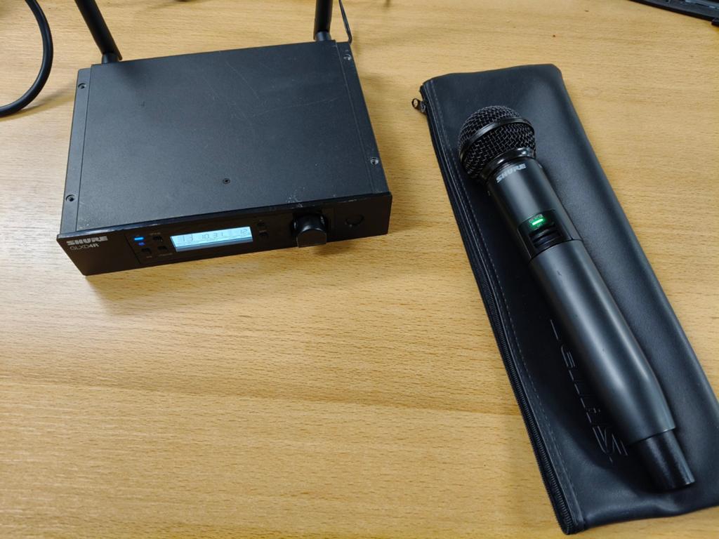 Shure GLD4R draadloze microfoon, Muziek en Instrumenten, Microfoons, Gebruikt, Zangmicrofoon, Draadloos, Ophalen