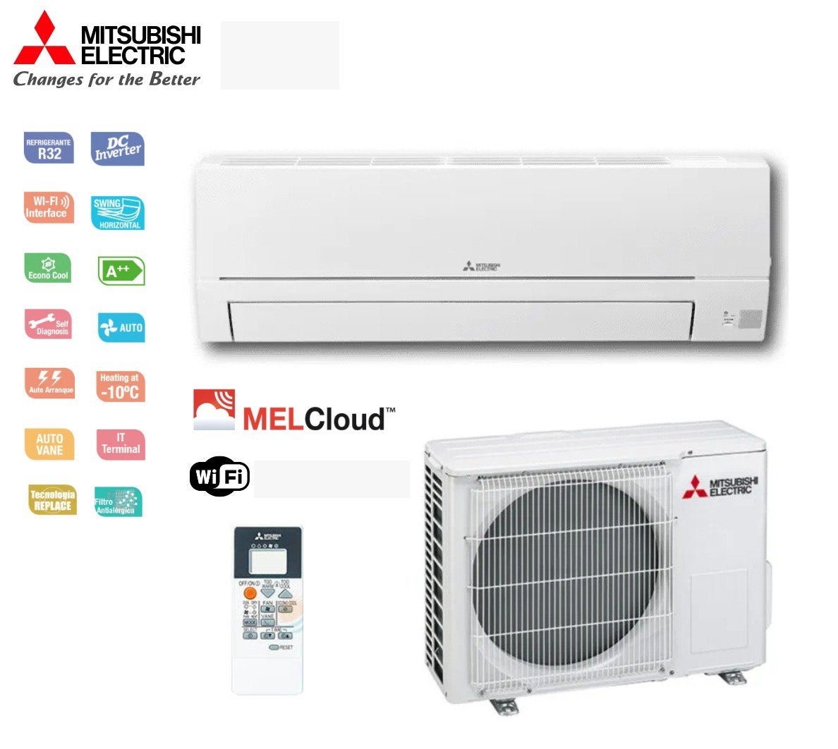 Mitsubishi Elecric airco / warmtepomp 5kw - 18000 BTU, Ophalen, Zo goed als nieuw, Ventileren