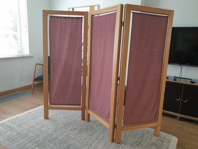 Houten paravant / kamerscherm, Ophalen, Zo goed als nieuw