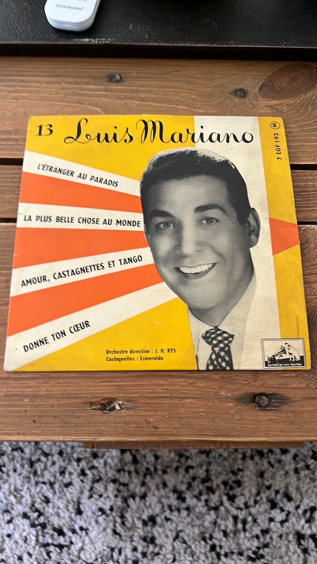 Vinyls 45 tours Luis Mariano, Enlèvement ou Envoi, Utilisé