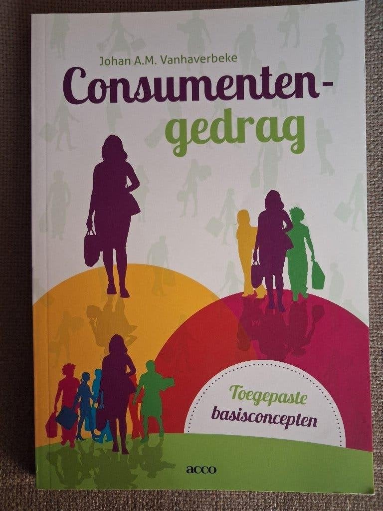 CONSUMENTENGEDRAG - JOHAN A.M.VANHAVERBEKE, Ophalen of Verzenden