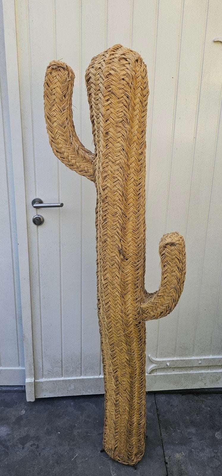 Decoratieve rieten rotan sier cactus ibiza style, Ophalen
