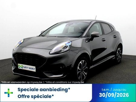Ford Puma ST-Line 1.0 EcoBoost mHEV 125 PK Auto / Cruise Con, Automaat, Puma, 129 g/km, https://public.car-pass.be/vhr/029b1914-9055-4fce-b374-07058d3f5321