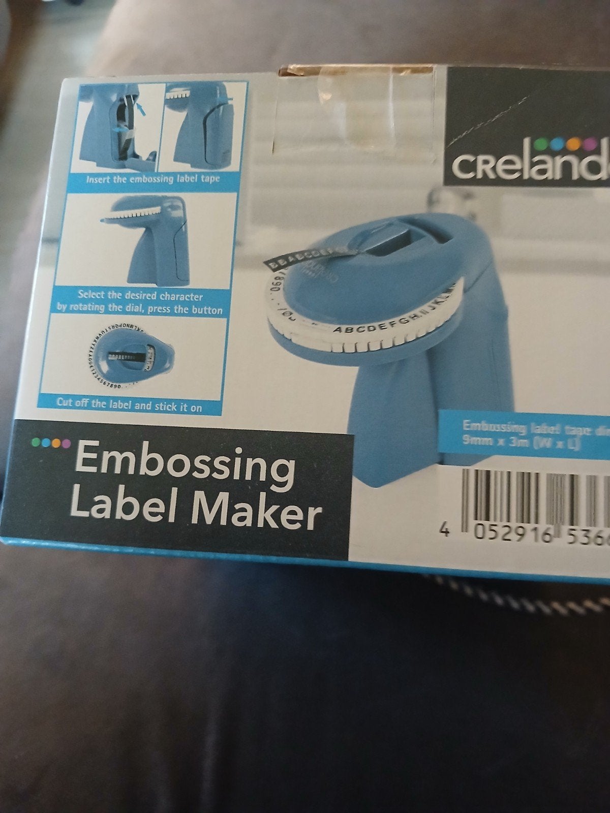 Dymo labelprinter blauw + labels. Nieuw. Af te halen in Roes, Ophalen of Verzenden, Nieuw, Handgemaakt, Blauw