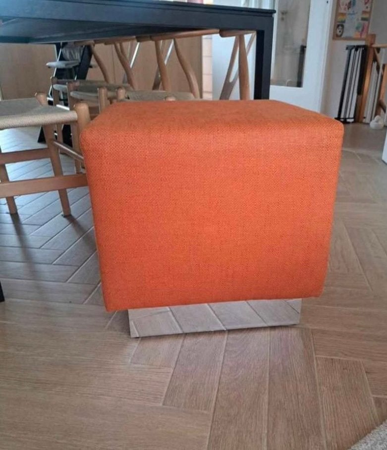 Poef, Maison & Meubles, Canapés | Repose-pieds & Poufs, Enlèvement, Comme neuf