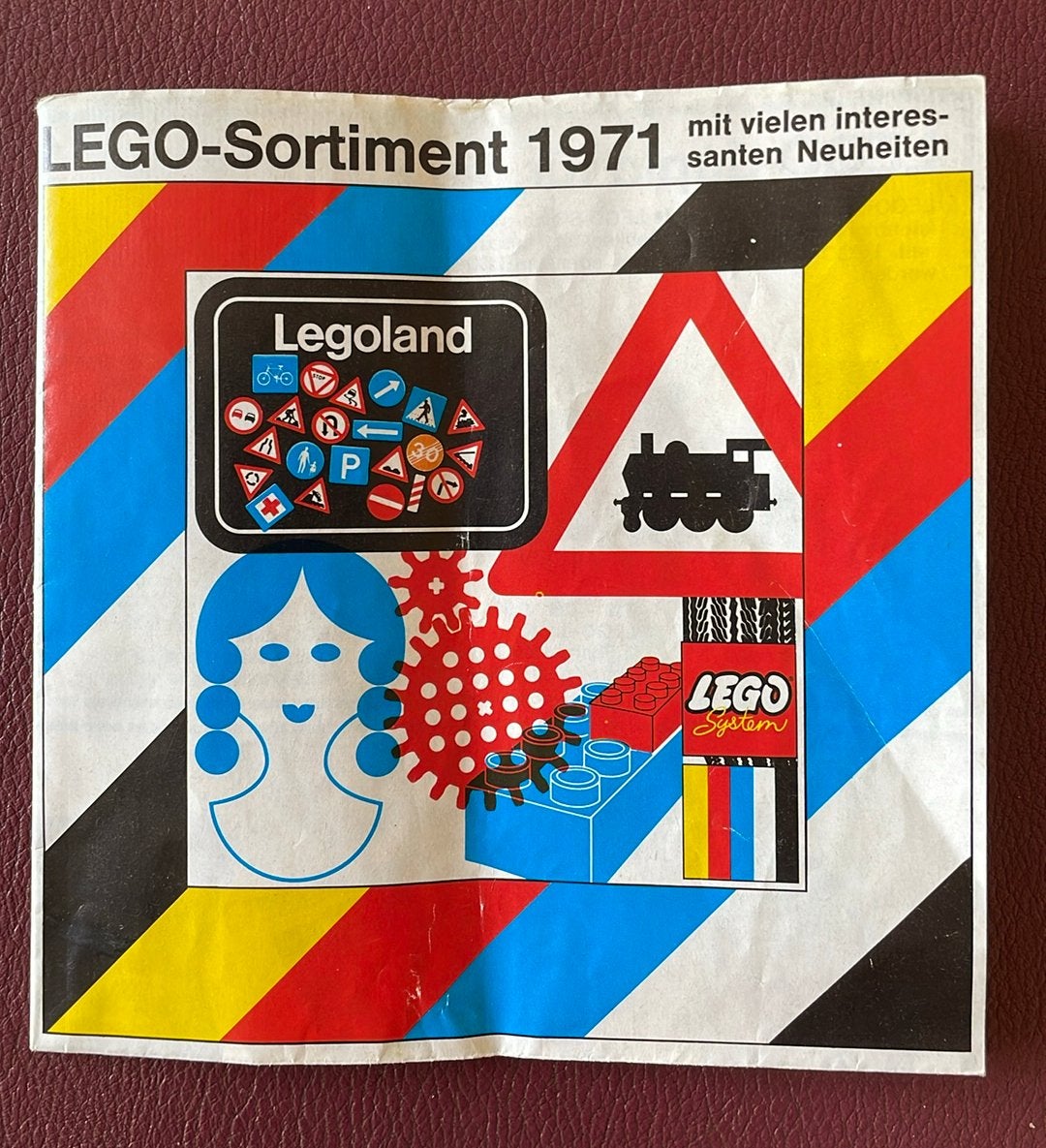 LEGO Sortiment 1971 - folder LEGO System, Kinderen en Baby's, Ophalen of Verzenden, Gebruikt, Lego