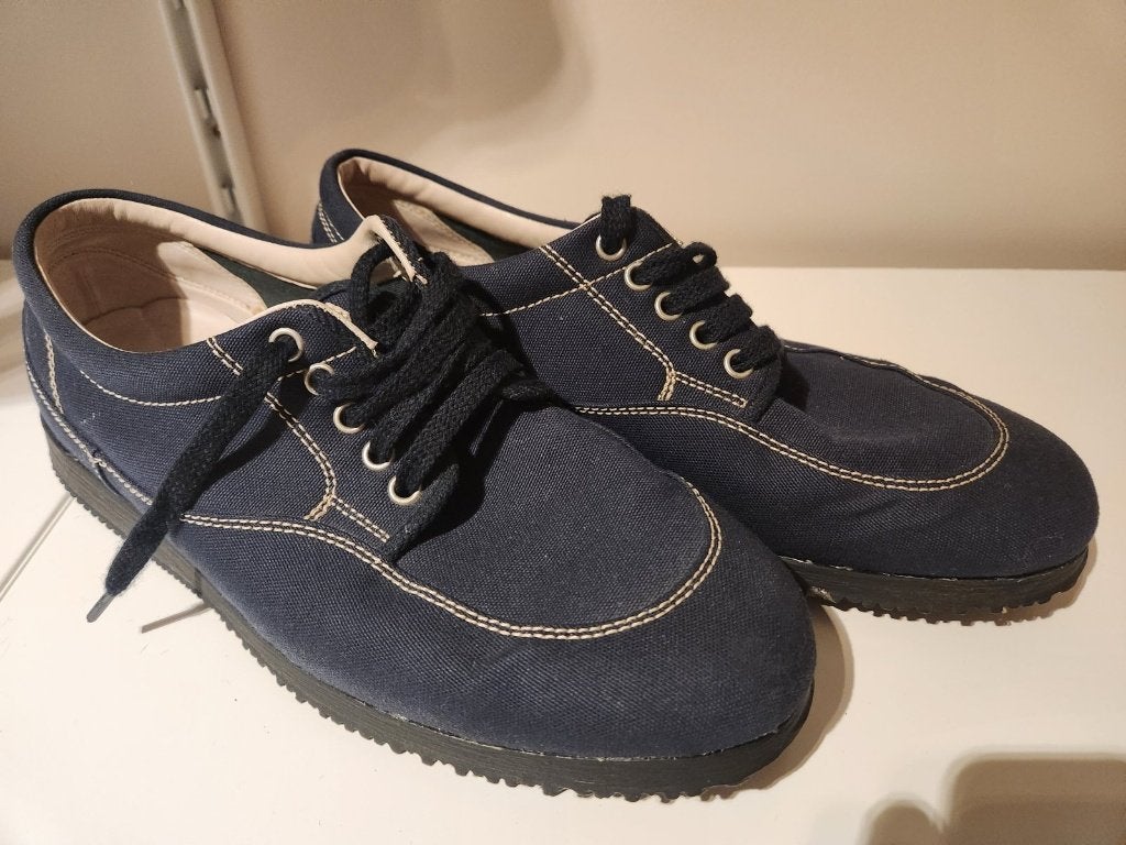 Hogan canvas sneakers navy, maat 43 (UK 9), als nieuw, Kleding | Heren, Blauw, Hogan, Ophalen of Verzenden, Zo goed als nieuw