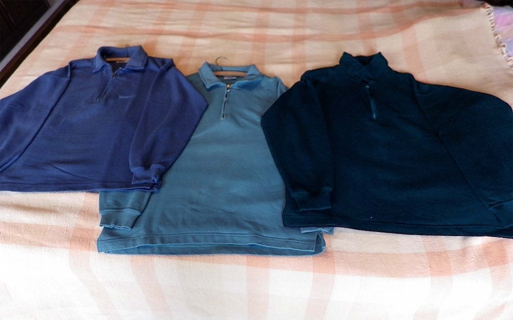 Sweaters (3x) met Lange Mouw: €.10,00/3st., Ophalen, Zo goed als nieuw, Maat 48/50 (M), Zwart
